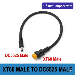 XT60 Male to DC5525 Male Power Adapter Cable3