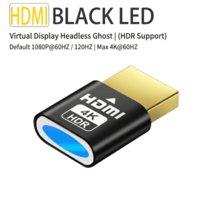 dummy plug HDMI -1080P balck 4k