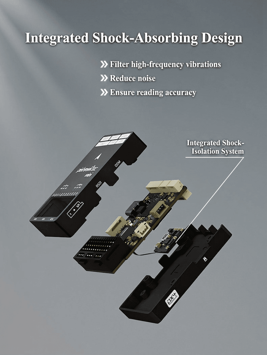 Holybro Pixhawk 6C Mini integrated shock-absorbing isolation system filters high-frequency vibrations