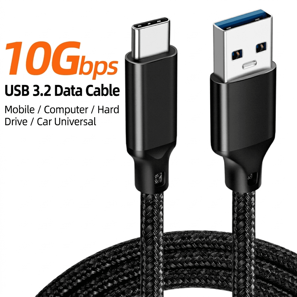 USB 3.2 Gen 2 Type-C to Type-A Data Cable - Image 2