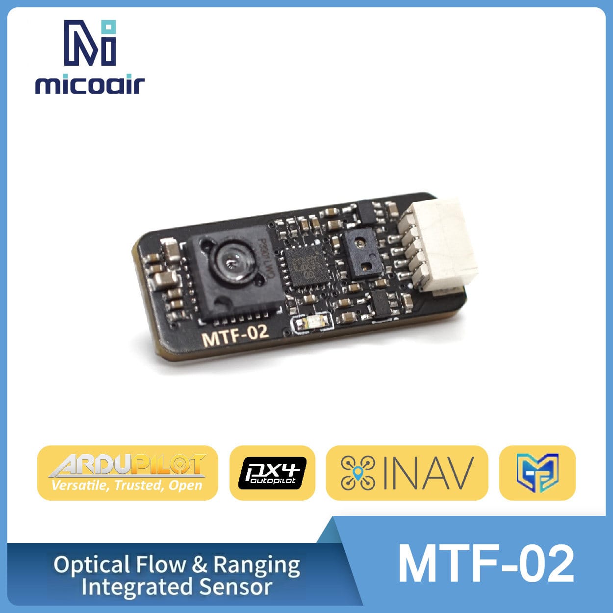 Micoair MTF-02 MTF-02P Optical Flow & Range Sensor(Compatible with INAV/APM/PX4) - Image 2