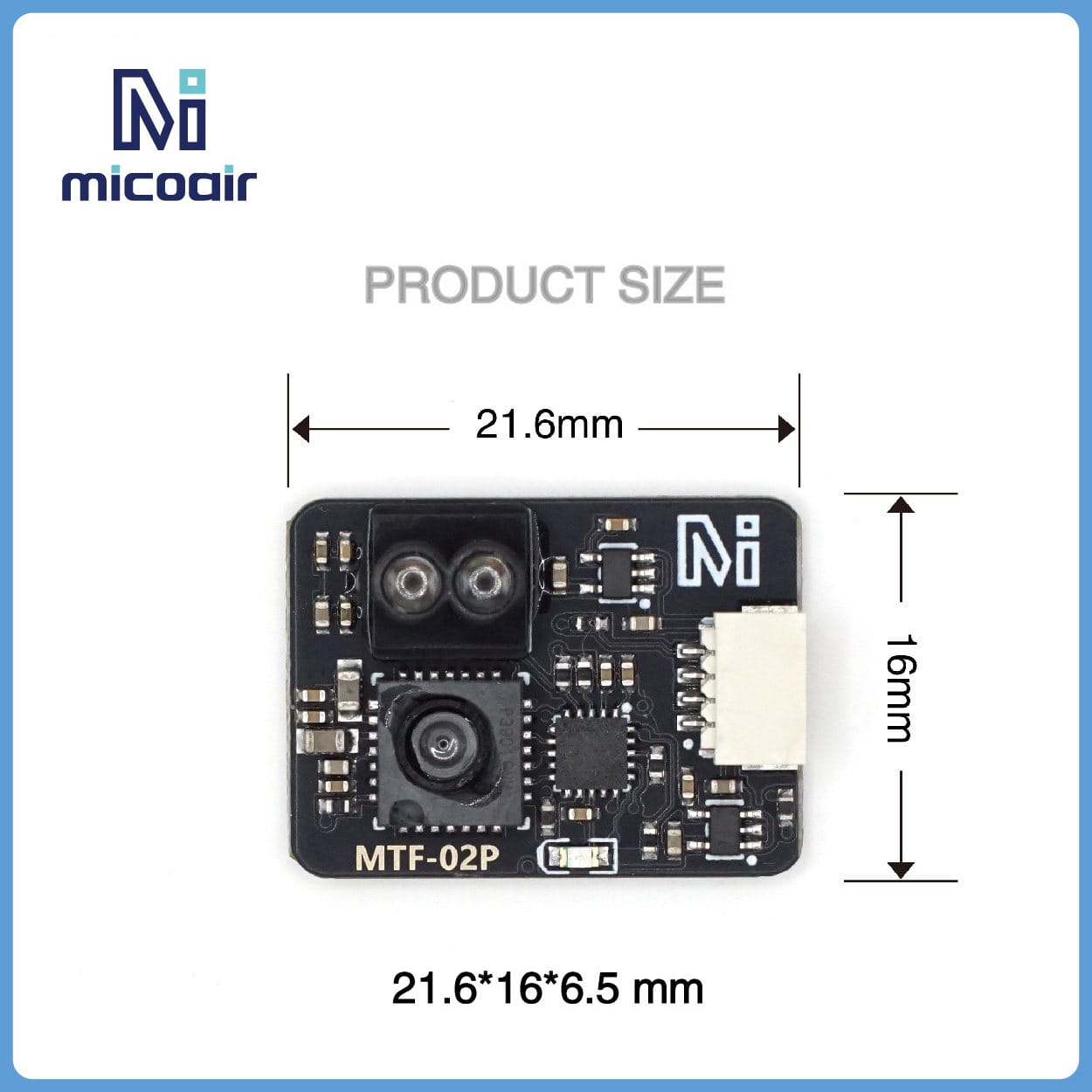 Micoair MTF-02 MTF-02P Optical Flow & Range Sensor(Compatible with INAV/APM/PX4) - Image 4