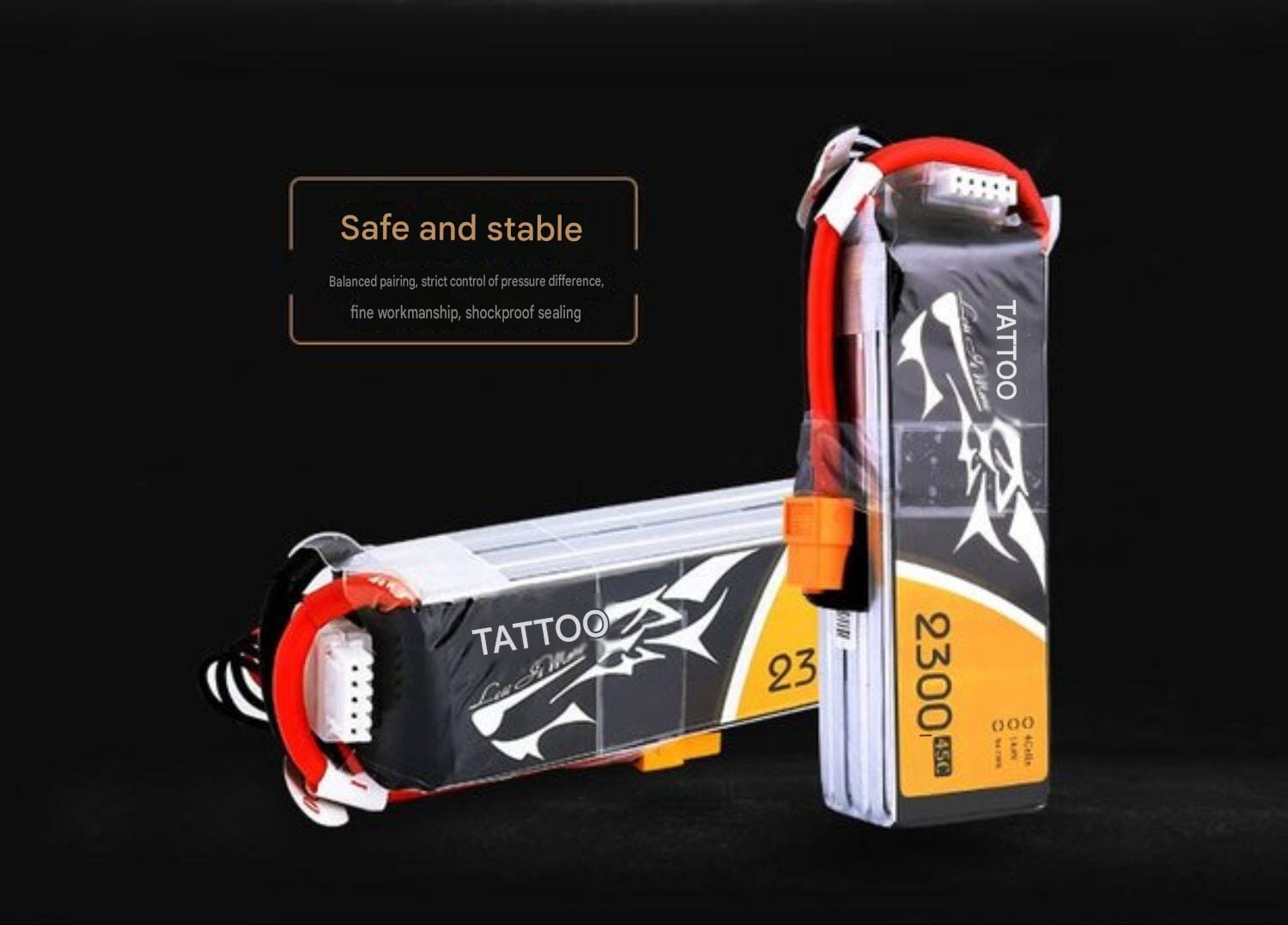 Tattu 3S 4S LiPo Battery 2300mAh -2