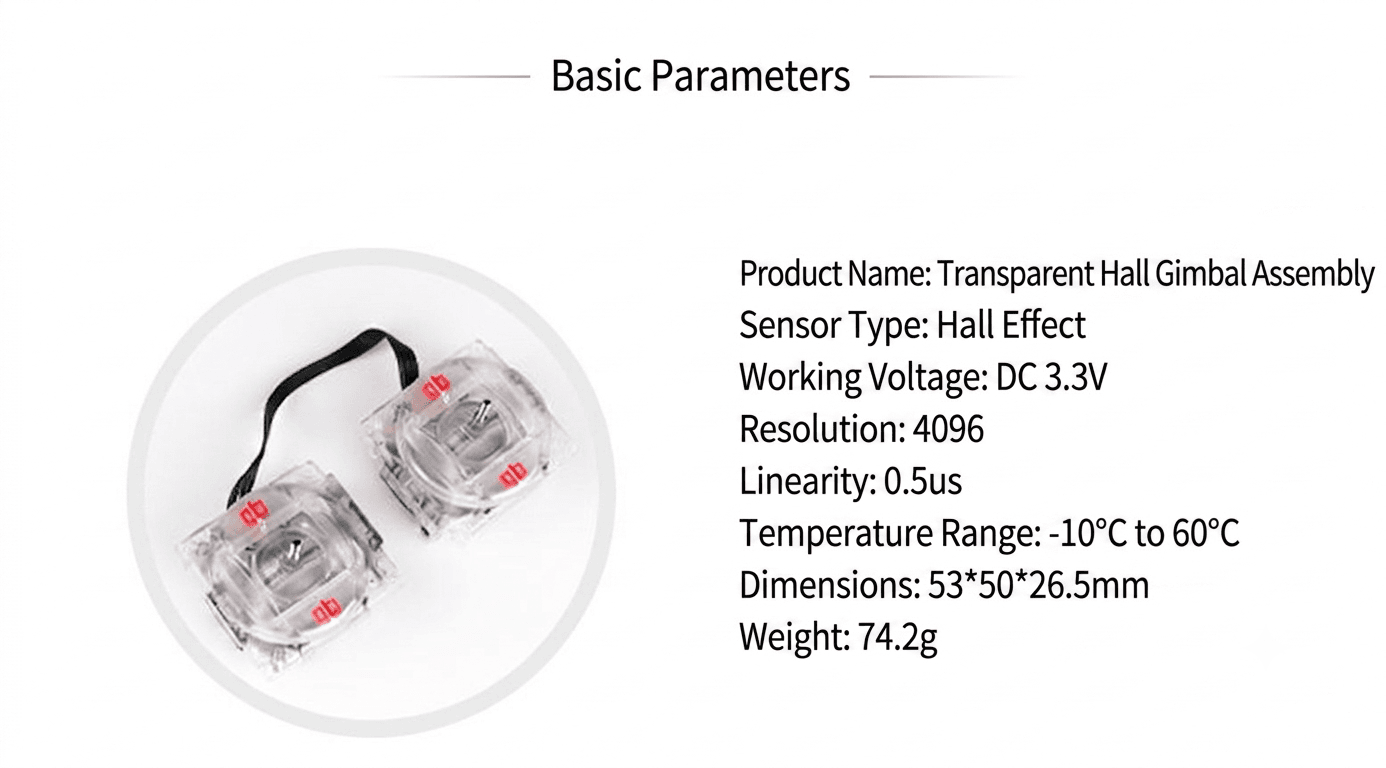 Flysky Gimbal Basic Parameters